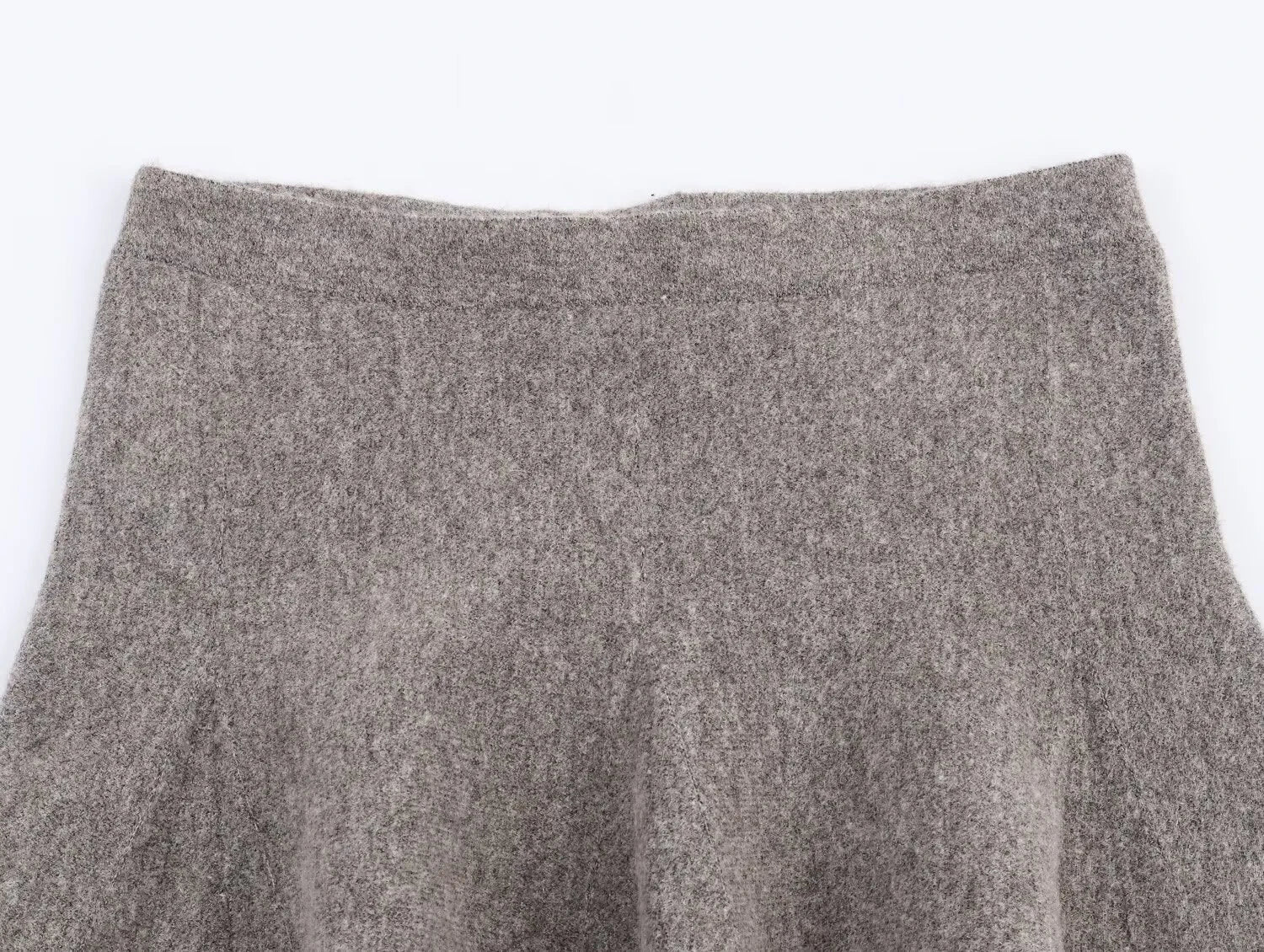 short knitted jacket half skirt set